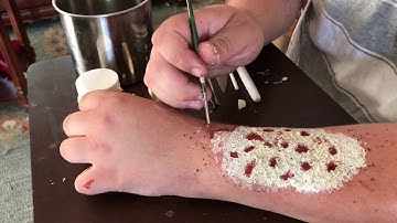 3rd Degree burn makeup tutorial