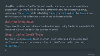 How to GroupBy Consecutive Rows in Pandas with Conditions