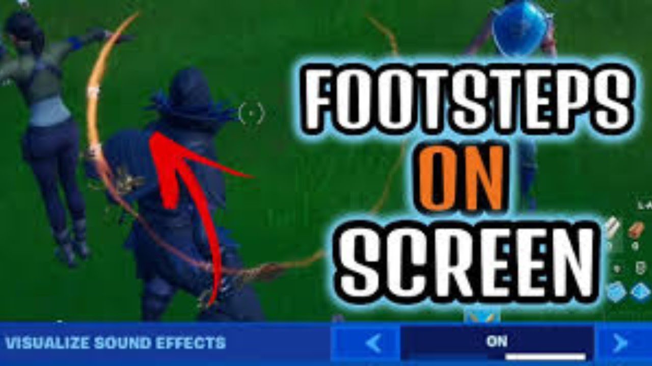 How to SEE FOOTSTEPS AND PING In Fortnite Chapter 2 on screen - YouTube