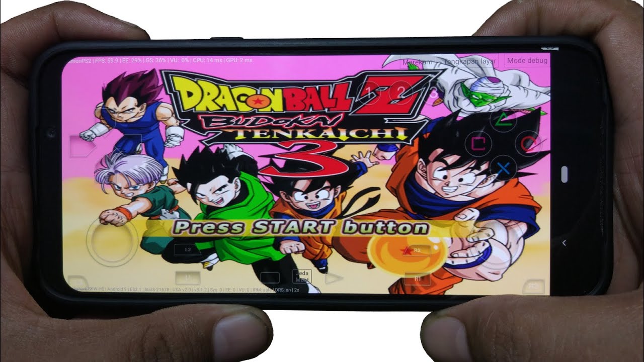 Como jogar Dragon Ball Z Budokai Tenkaichi 3 no Android l Teste emulador  DamonPs2 Pro 