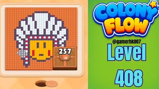 Colony Flow Level 408 Walkthrough Solution 