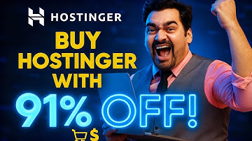 Buy Hostinger Hosting 2025 with 91% Discount Coupon Code