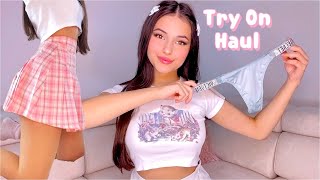 ༺ Mini Skirts and Thigh Highs Try On Haul ༻　+ SECRET　𐐪Holly Cerise𐑂