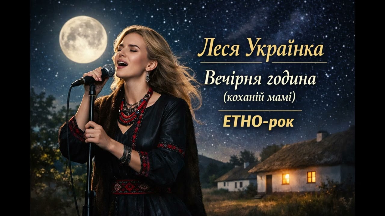 Леся Українка — “Вечірня година (коханій мамі)” | Етно-рок