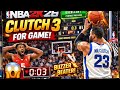 NEVER GIVE UP CLUTCH 3 FOR GAME