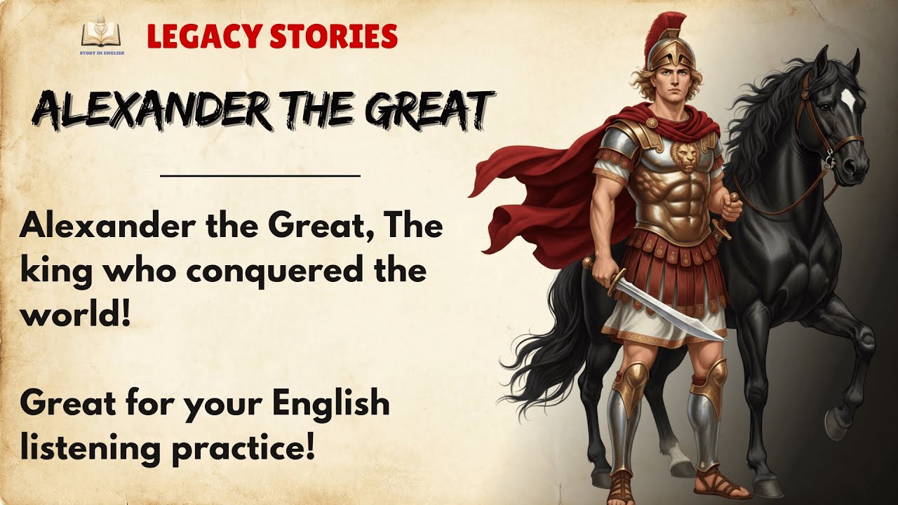 Alexander the Great || Learn English Through Story Level 2 🔥 || English Listening Practice ✅