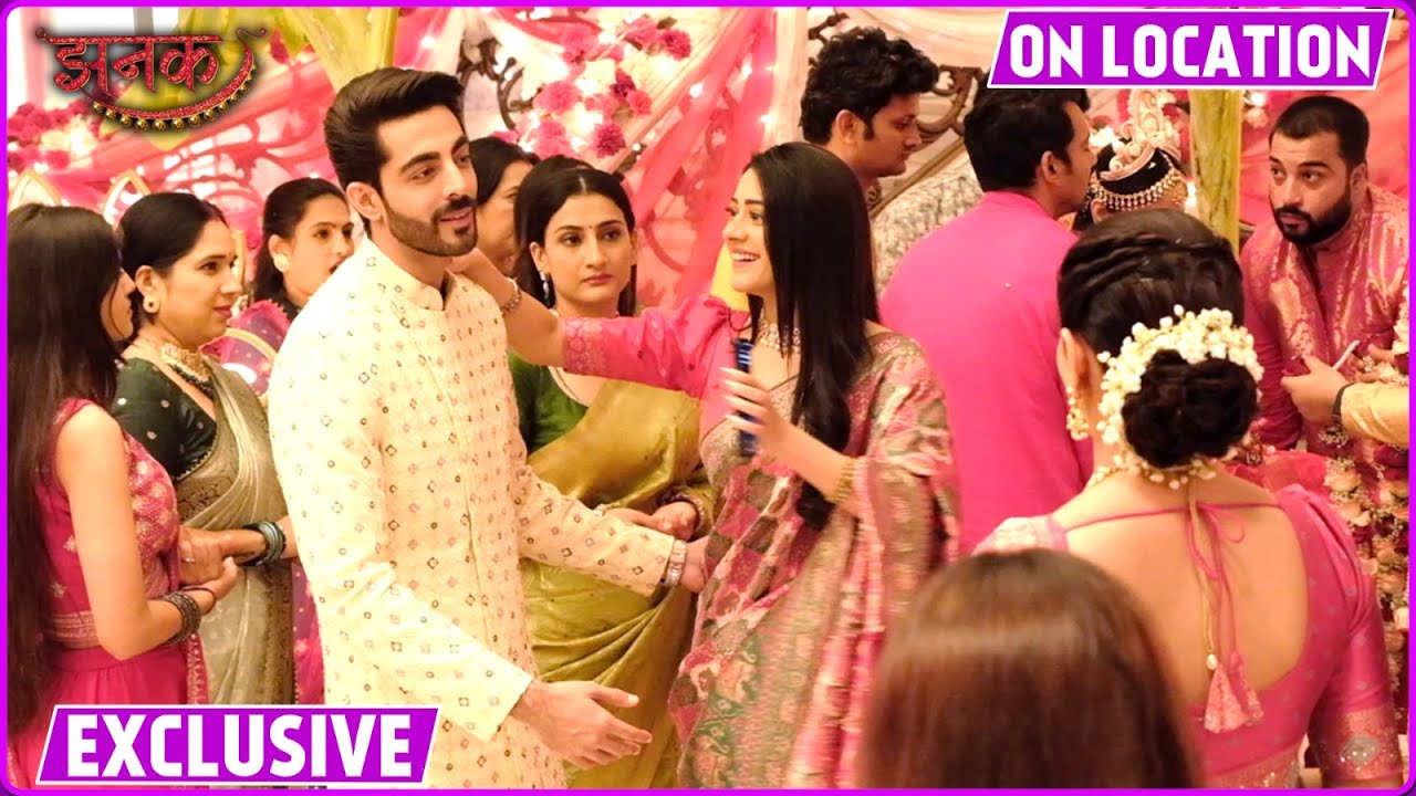 Jhanak | Varmala Ke Beech Jhanak-Anirudh Ka Romance, Anirudh Ki Bahon Mein Giri Jhanak | On Location