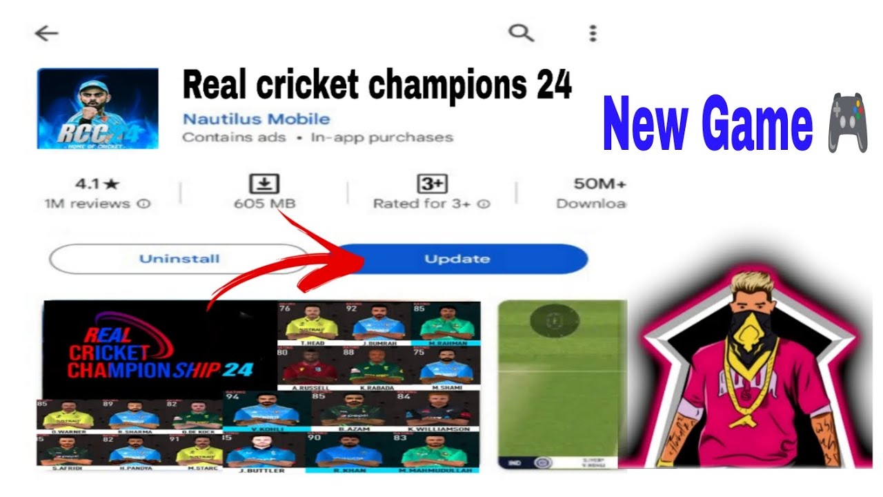 New Rc20 Patch release|| Real cricket champions 24 (RCC24) || #rc20