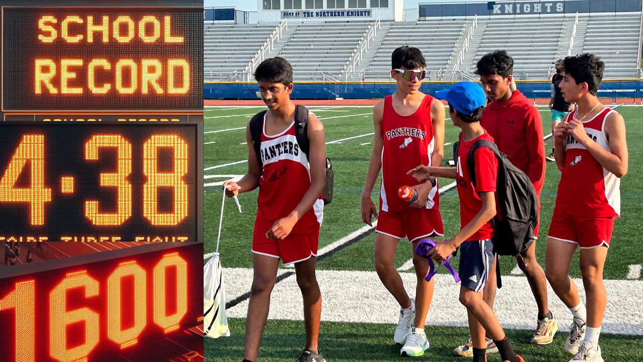 8th grader runs 1600m in 4:38, fastest in school history - YouTube