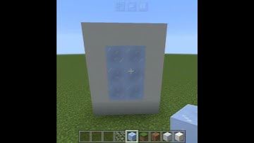 Frozen portal in Minecraft ❄️ (world