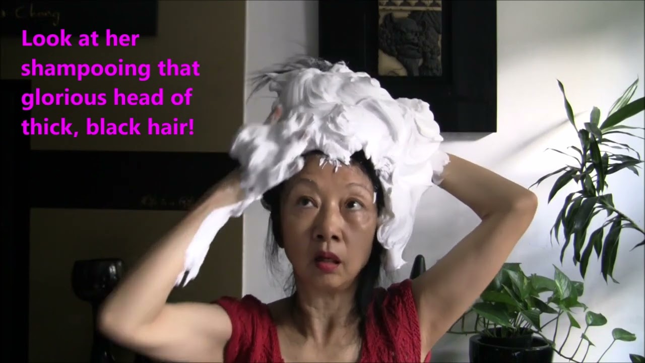Chinese woman humiliates herself with shaving cream!