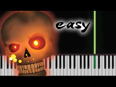 GEOMETRY DASH - Skeletal Shenanigans | EASY Piano Tutorial by TOLE