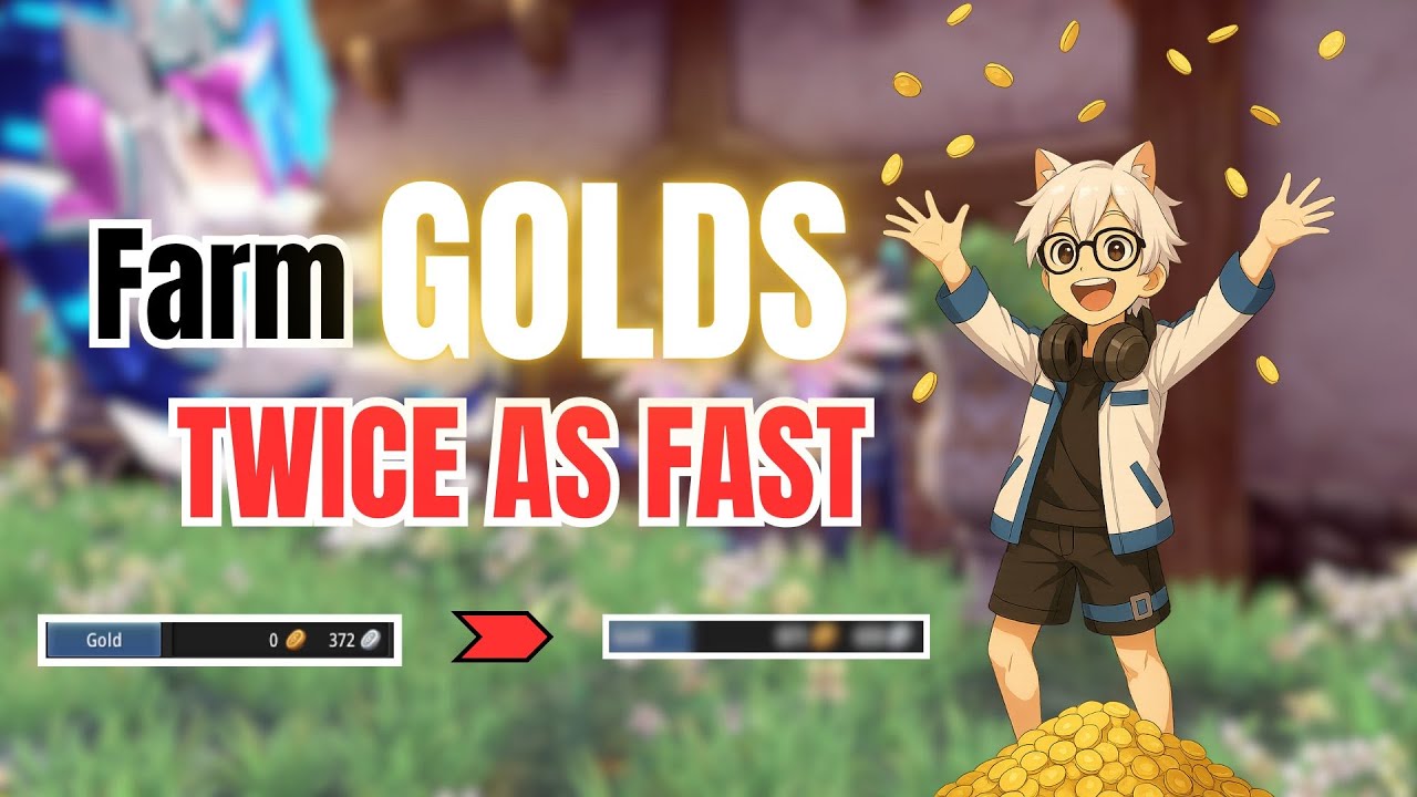 FARM GOLDS TWICE AS FAST USING THIS METHOD | Aura Kingdom Impact