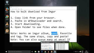 Imgur bulk  downloader for album, user, favorite and tags