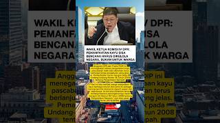 Anggota Dpr Larang Warga Ambil Kayu Gelondongan Untuk Perbaiki Rumah