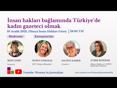 İnsan Hakları Bağlamında Türkiye'de Kadın Gazeteci Olmak