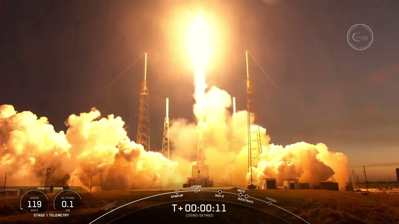 SpaceX Cosmo-Skymed - Second Generation FM2 mission