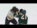 Brandon Duhaime Drops The Gloves With Trent Frederic