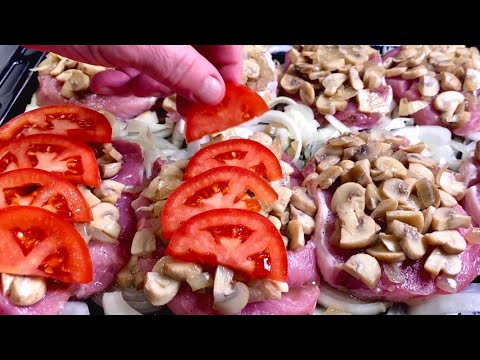 Legen Sie das Fleisch auf die Zwiebel, in 10 Minuten haben Sie ein kstliches Abendessen!