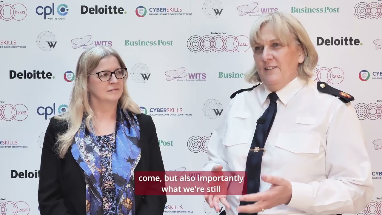 Paula Hilman and Orla McBreen at the Business Post Public Sector Women in Leadership Conference 2025