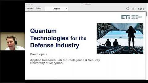 Quantum Science 101 with Dr  Paul Lopata, Former A...