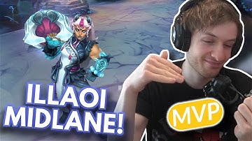 THIS IS WHY I PICK ILLAOI MID! IMPRESSIVE DAMAGE 😈