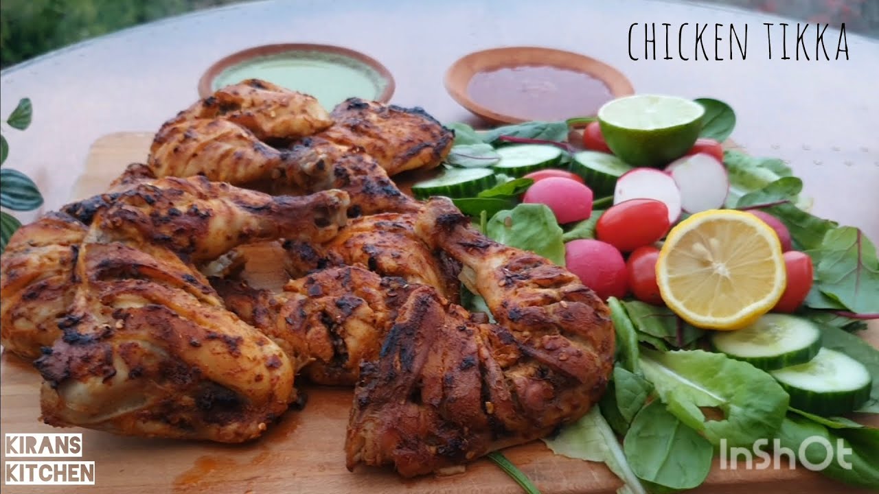 Oven Baked Chicken Tikka Recipe kirans.kitchen_1183 YouTube
