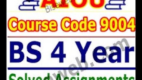 9004 solved assignment 2 By Alimah Online