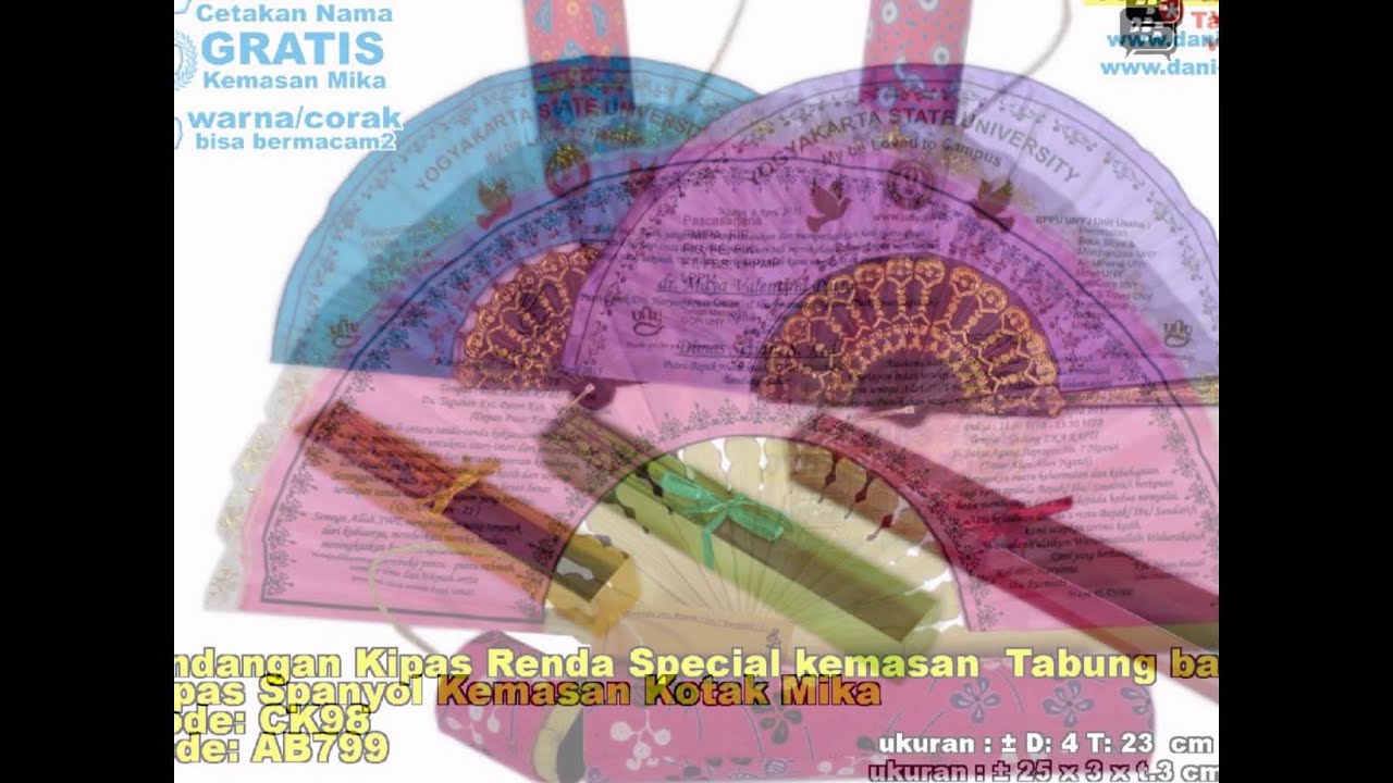 Harga Grosir Kipas Undangan Murah