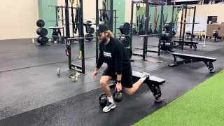 Alternating Load Rear Foot Elevated Split Squat (RFESS)