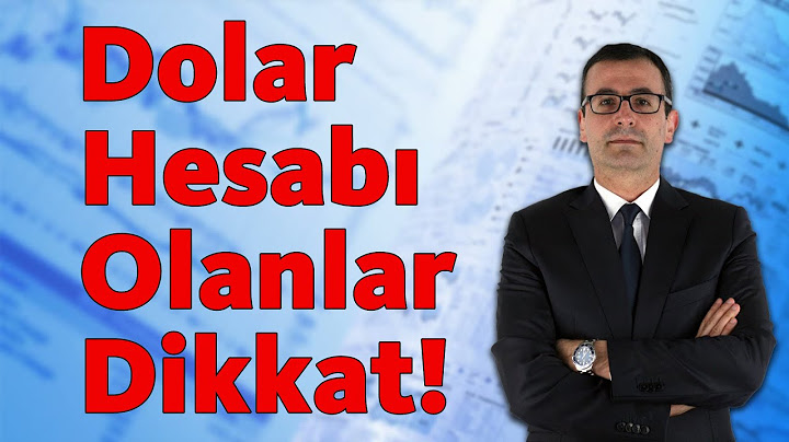 Dolar Hesabı Olanlar Dikkat!