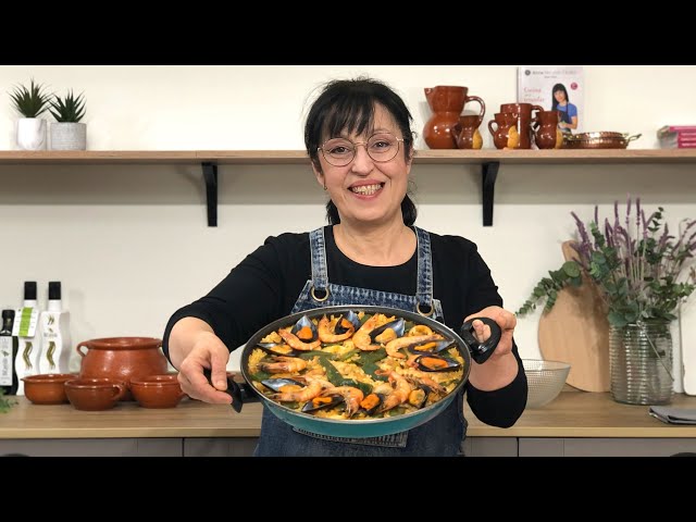 Paella en inducción Tradicional - Juani de Ana Sevilla