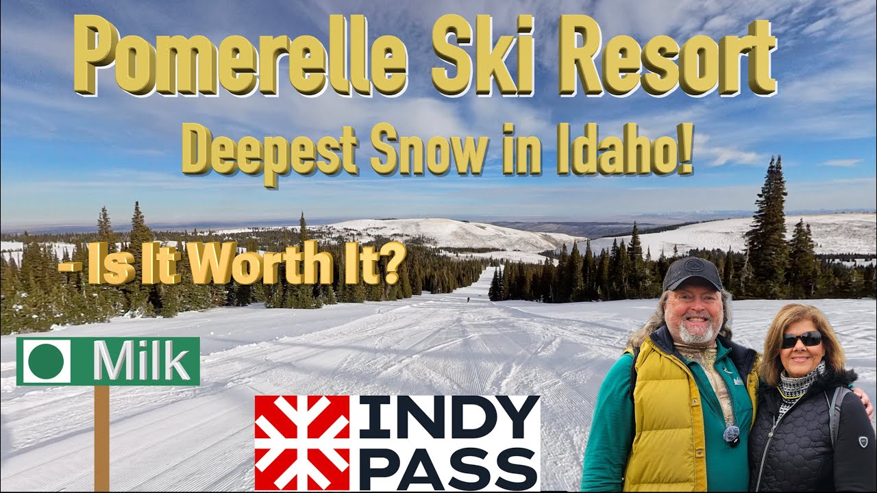 Видеотур по горнолыжному курорту Померель в Айдахо — стоит ли оно того? INDY PASS (4K, Insta360 X...