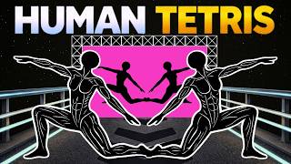 HUMAN TETRIS CO-OP x 2 Player 🔥 COPY POSE | Immersive Interactive Warm Up | FULL screenshot 4