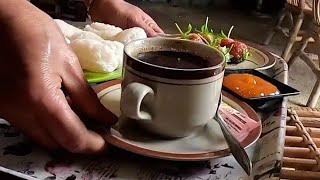 MENIKMATI KOPI PAGI DI DESA PEDALAMAN JAWA DI TEMANI SUARA BURUNG MURAI BATU ANDALAN