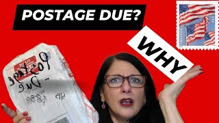 Bought online paid shipping and Postage due to USPS. first class priority mail fragile #ecommerce