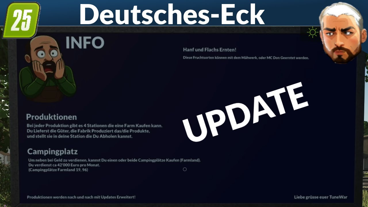 Neues aus dem Eck  😁 (LS25 Deutsches Eck TW)