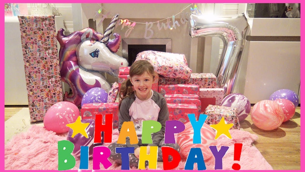 ISLAS 7TH BIRTHDAY KIDS OPENING PRESENTS!!