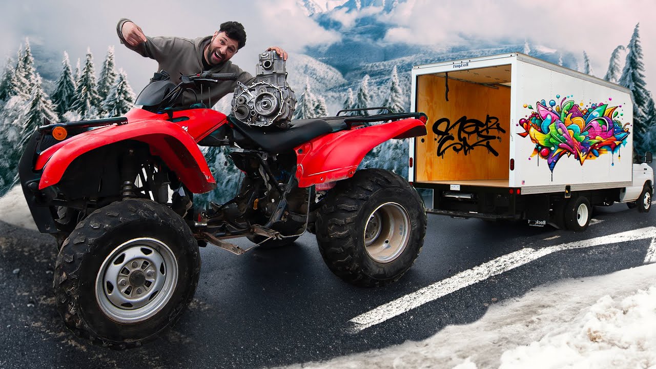 J’ACHÈTE UN QUAD HONDA TOMBÉ DU CAMION POUR 200€ ! (On l’offre au Tedz ?)