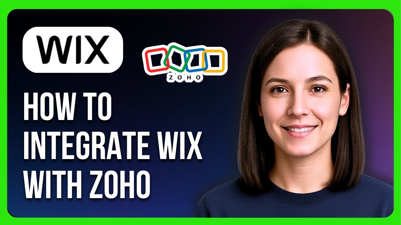 How to Integrate Wix with Zoho - YouTube