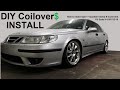 Saab 9-5 Coilover Install DIY