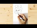 How to draw cartoon Nurse   easy Step by step drawing pen and pencil