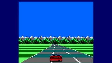 WIP pseudo 3d racer on amstrad cpc 6128