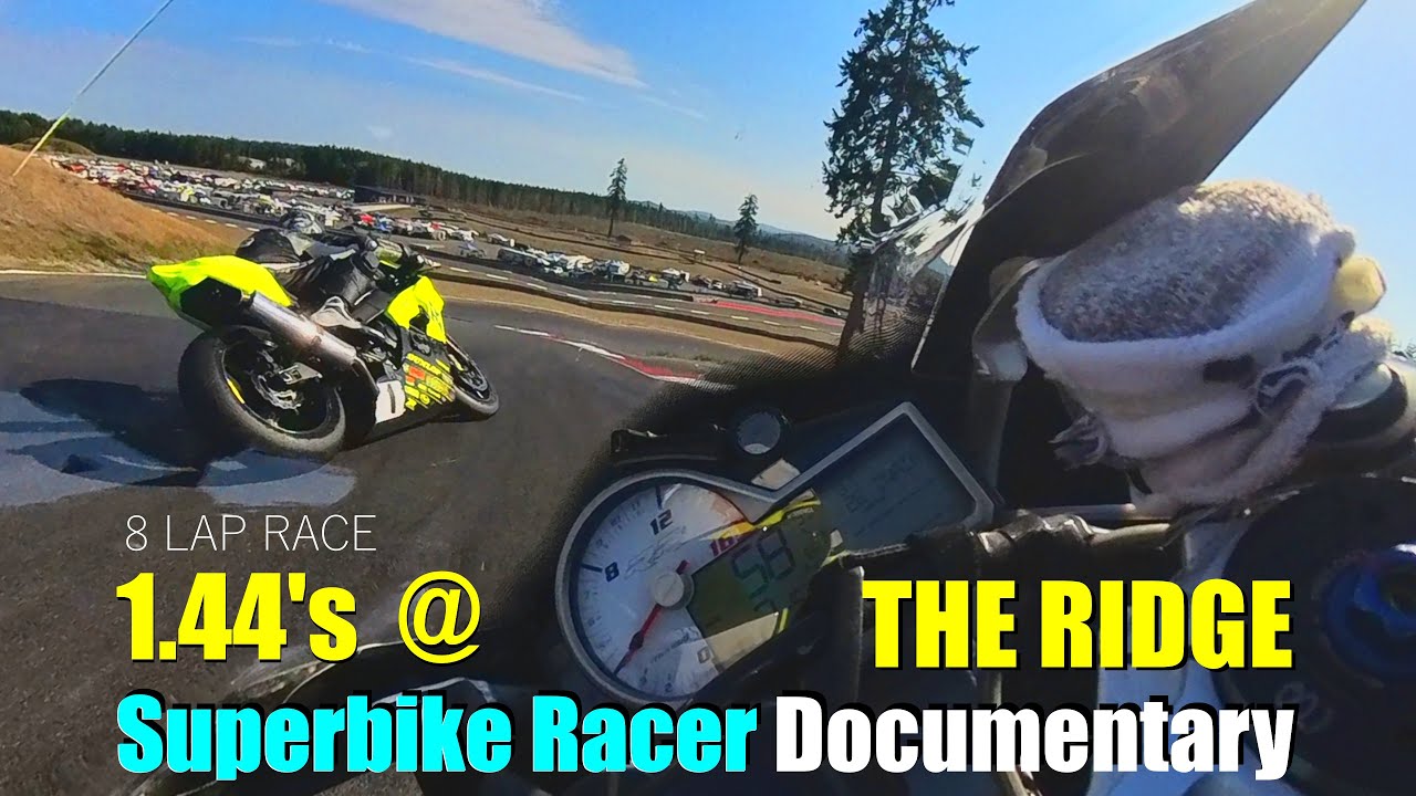Superbike Racer Documentary @ Ridge Motorsports Park | 1.44s Fastlaps Onboard 4k30 | SuperStock 1000