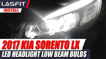 How to install LED headlight bulbs on a 2017 Kia Sorento LX