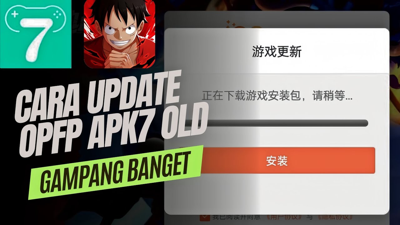 CARA UPDATE OPFP VIA APK7 OLD‼️ | One Piece Fighting Path | Indonesia ...