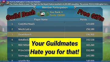 Lords Mobile - Are you a Good or a Bad Guildmate | Guild Bash Tips and Tricks
