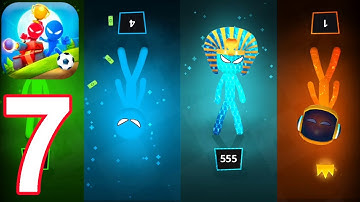 Stickman Party - Gameplay Walkthrough Part 8 - Random Funny MiniGames, 1 2 3 4 Plyer Free New Update