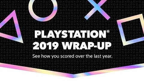 Playstation® 2019 WRAP-UP free dynamic theme (Redeem code link in description)