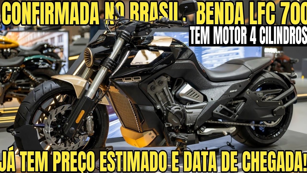 CONFIRMADA NO BRASIL BENDA LFC 700 VEM COM MOTOR 4 CILINDROS, TEM DATA DE CHEGADA E PREÇO ESTIMADO